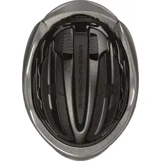 Abus Gamechanger 2.0 weghelm aero blade voor racefiets, aerodynamisch helm met ventilatie en strak ontwerp in zwart en oranje.