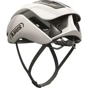 Abus Gamechanger 2.0 racefietshelm met aerodynamisch ontwerp en Blade-ventilatie, lichtgewicht en veilig voor wielrenners.