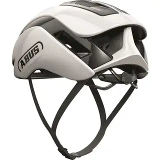 Abus Gamechanger 2.0 racefietshelm met aerodynamisch ontwerp en Blade-ventilatie, geschikt voor wielrenners, zwart met rood accenten