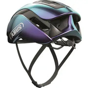 Abus Gamechanger 2.0 Racefietshelm Aero Blade met zwarte ventilatieopeningen en strakke aerodynamische vorm voor wielrennen.