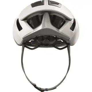 Abus Gamechanger 2.0 racefietshelm met aerodynamische Blade-ventilatie en strakke zwarte uitstraling, geschikt voor wielrenners