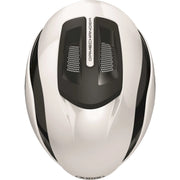 Abus Gamechanger 2.0 Mips racefietshelm met aerodynamisch ontwerp en ventilatieopeningen, geschikt voor wielrenners.