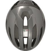 Abus Wingback racefietshelm met aerodynamisch ontwerp en ventilerende opening, zwart met blauwe accenten, voor wielrenners