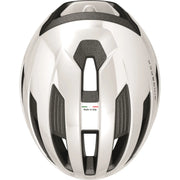 Abus Wingback racefietshelm met aerodynamisch ontwerp en ventilatiegaten, zwart, voor wielrenners.