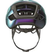 Abus Wingback racefietshoofdbescherming met aerodynamisch ontwerp en ventilerende uitsparingen, zwart, voor wielrenners