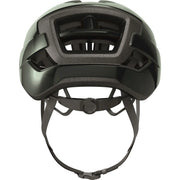 Abus Wingback racefietshelm met aerodynamisch ontwerp en ventilatiegaten, geschikt voor wielrenners, in heldere kleuren.