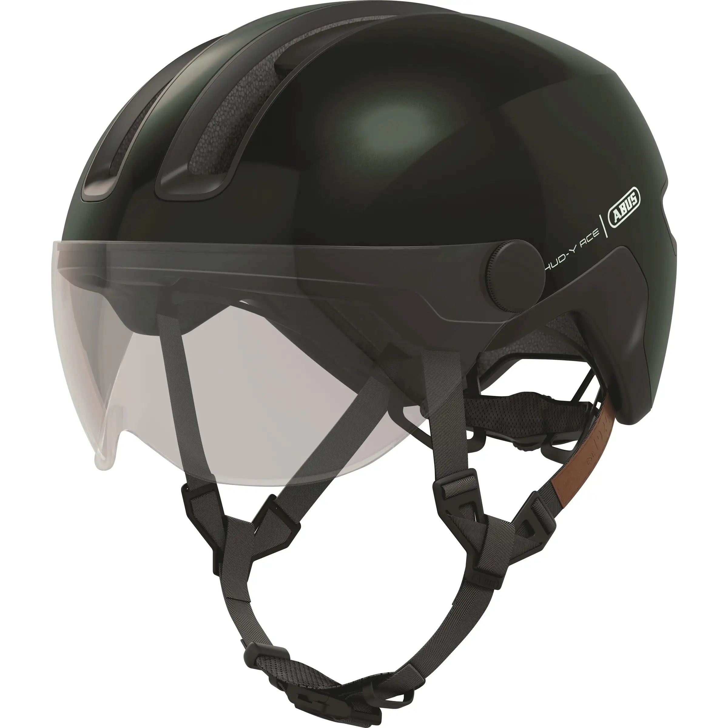 Abus Speed Pedelec helm Hud-Y Ace, lichtgewicht fietshelm met ventilatieopeningen, geschikt voor speed pedelecs en e-bikes.