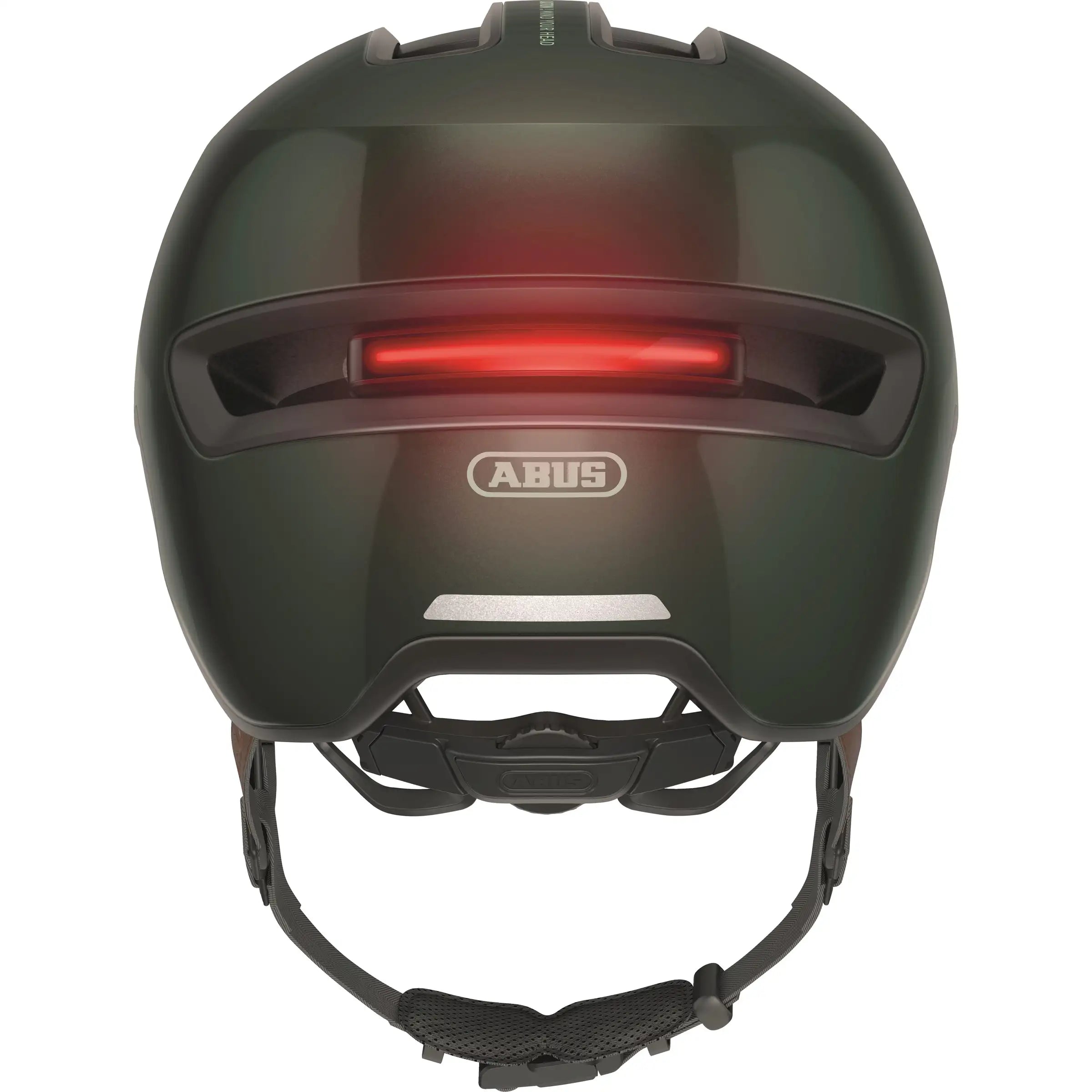 Abus Speed Pedelec helm Hud-Y Ace met aerodynamisch ontwerp en ventilatie, geschikt voor elektrische fietsen, zwart en rood.