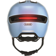 Abus Hud-Y Ace speed pedelec helm met geïntegreerd glazen vizier en USB-achterlicht, lichte en veilige fietshelm voor speed pedelecs