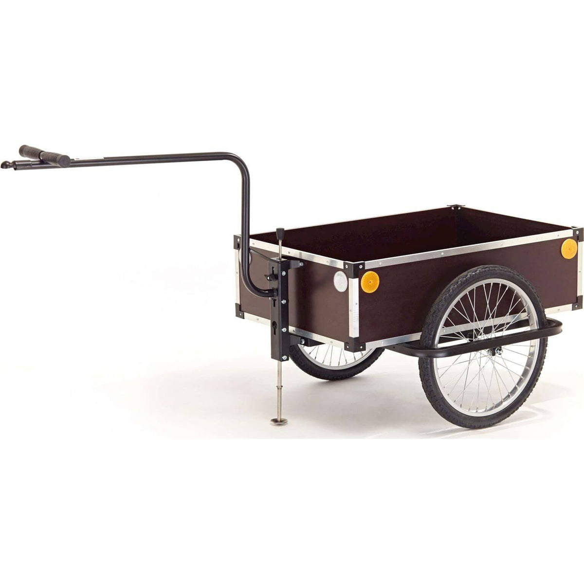 Roland Transportkarren Profi B met 120L capaciteit en stevige handvatten voor het vervoeren van goederen.