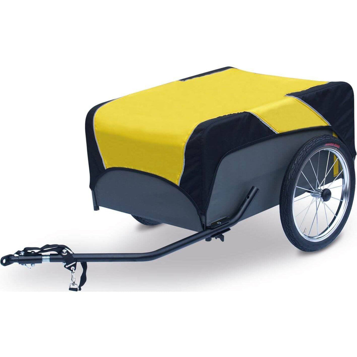 Roland transportkar voor fietsen met bijpassende kopp, robuust en praktisch voor het vervoeren van fietsen en goederen.