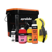 Airolube Bike Essentials Wax 8 liter emmer met plantgebaseerd onderhoudspakket en schoonmaakset voor fietsen.