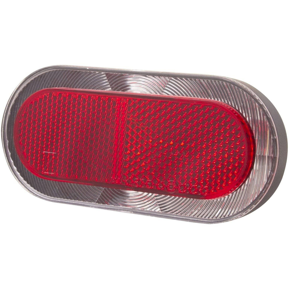 Spanninga achterlicht Elips Xdvs Dynamo 80mm, helder rood LED-licht voor fietsachterverlichting, OEM-model