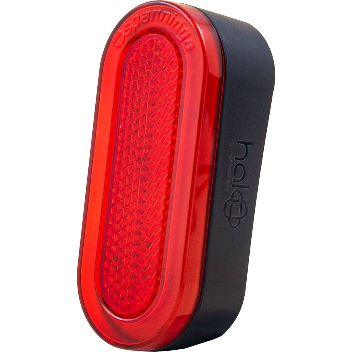 Spanninga achterlicht Halo Guard Xds Dynamo voor fiets, stevig en helder verlichting voor veiligheid en zichtbaarheid.