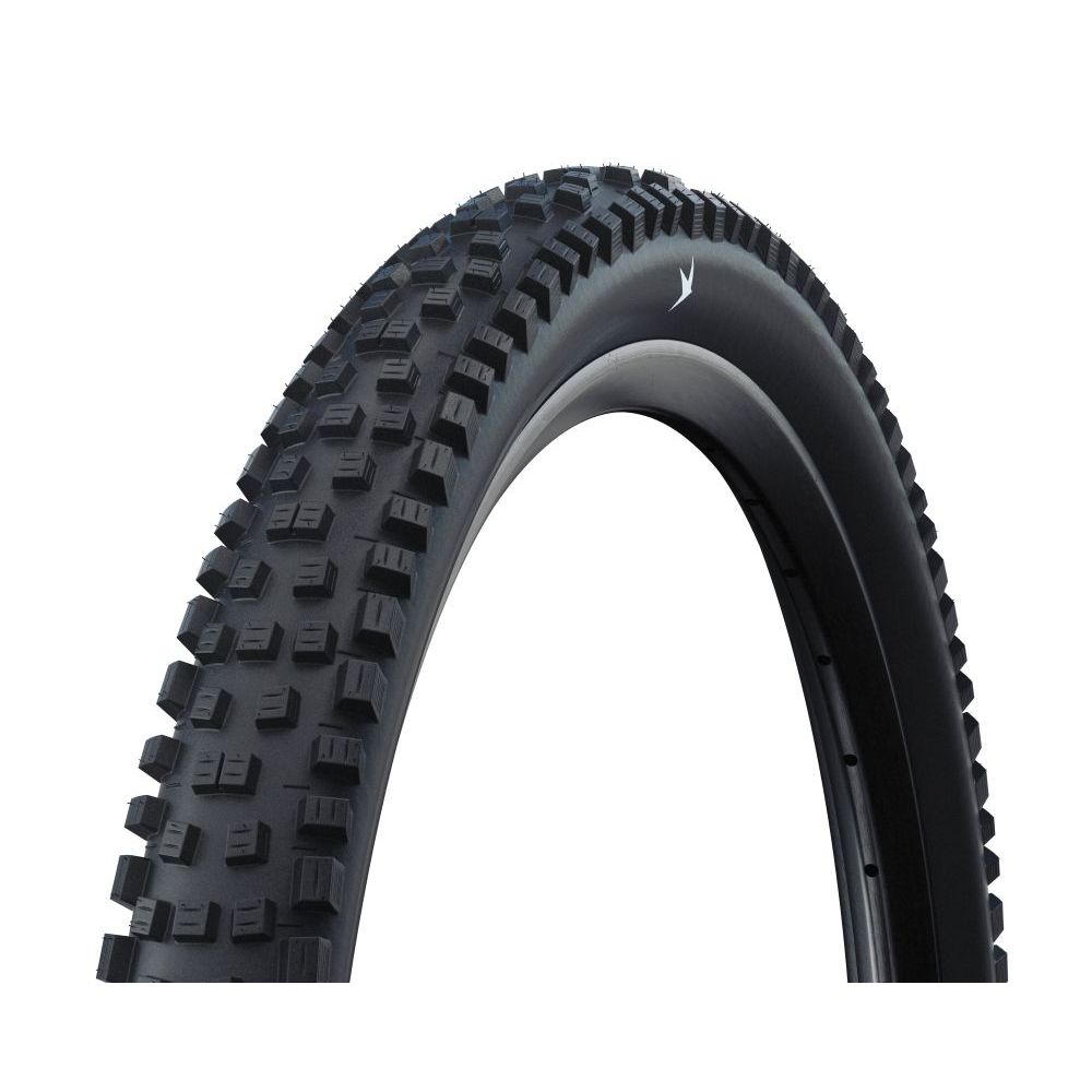 Zwarte Schwalbe Nobby Nic Performance MTB-vouwband voor 26 inch fietsen, geschikt voor mountainbiken.