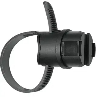 Zwart Axa Resolute C10 kabelslot van 150 cm voor het organiseren van kabels, zichtbaar met zwarte kunststof behuizing.