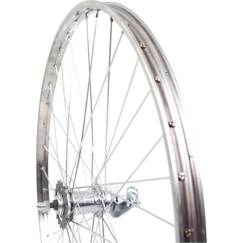 Roland achterwiel Velo 28x1,5 met aluminium velg en zink spaken voor stadsfiets, model HL32.