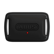 Zwarte Abus alarmbox met afstandsbediening, onderdeel van de RC Single Set, voor extra beveiliging van uw fiets.