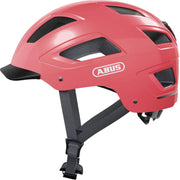 Abus Hyban 2.0 E-bike fietshelm met geïntegreerd led-achterlicht, stevig en comfortabel voor veilig fietsen.