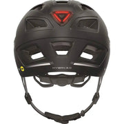Abus Hyban 2.0 speed pedelec fietshelm met geïntegreerd LED-achterlicht en MIPS veiligheidsysteem, zwart.