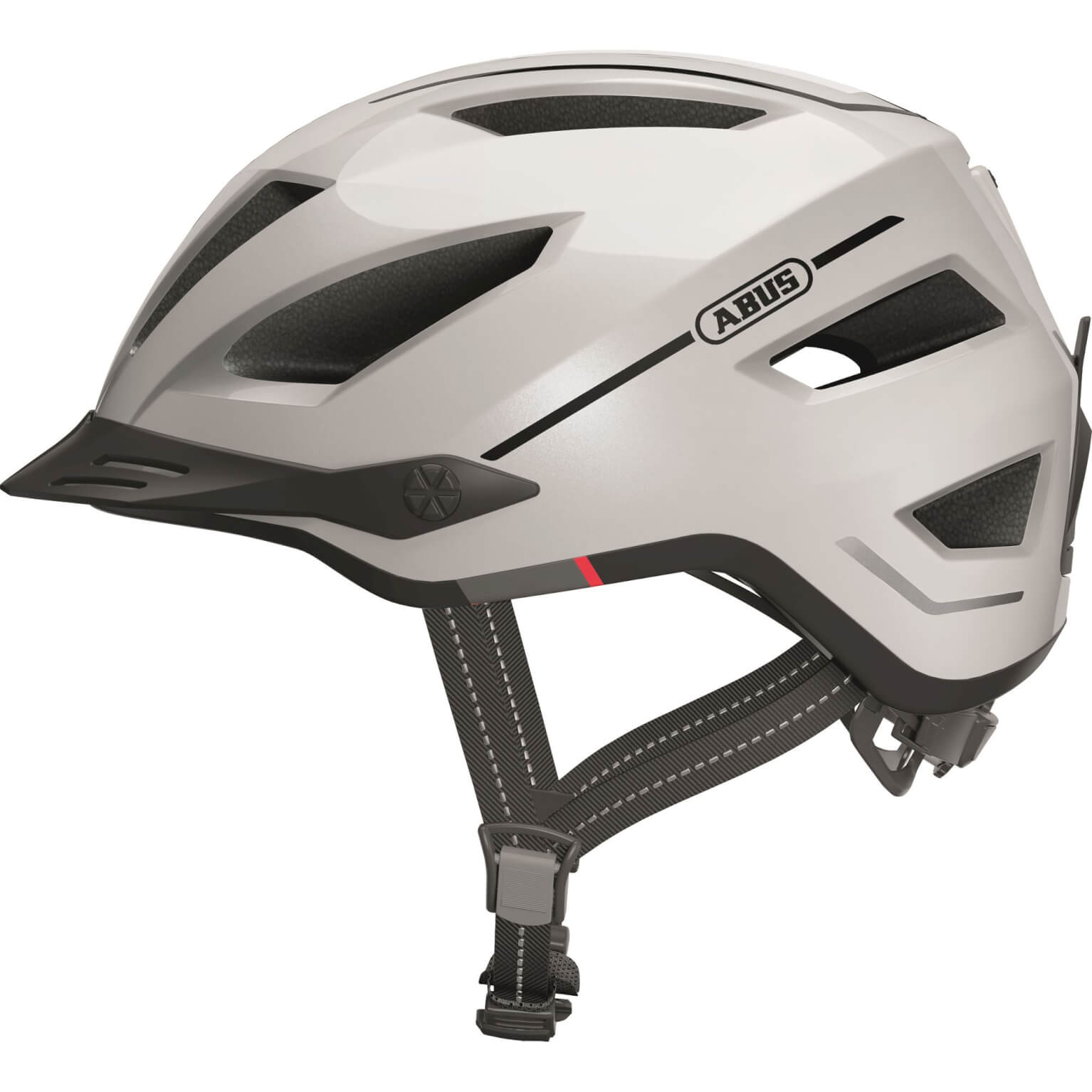 Abus Fietshelm Pedelec 2.0 Wit/Zwart - Le coq wielerartikelen