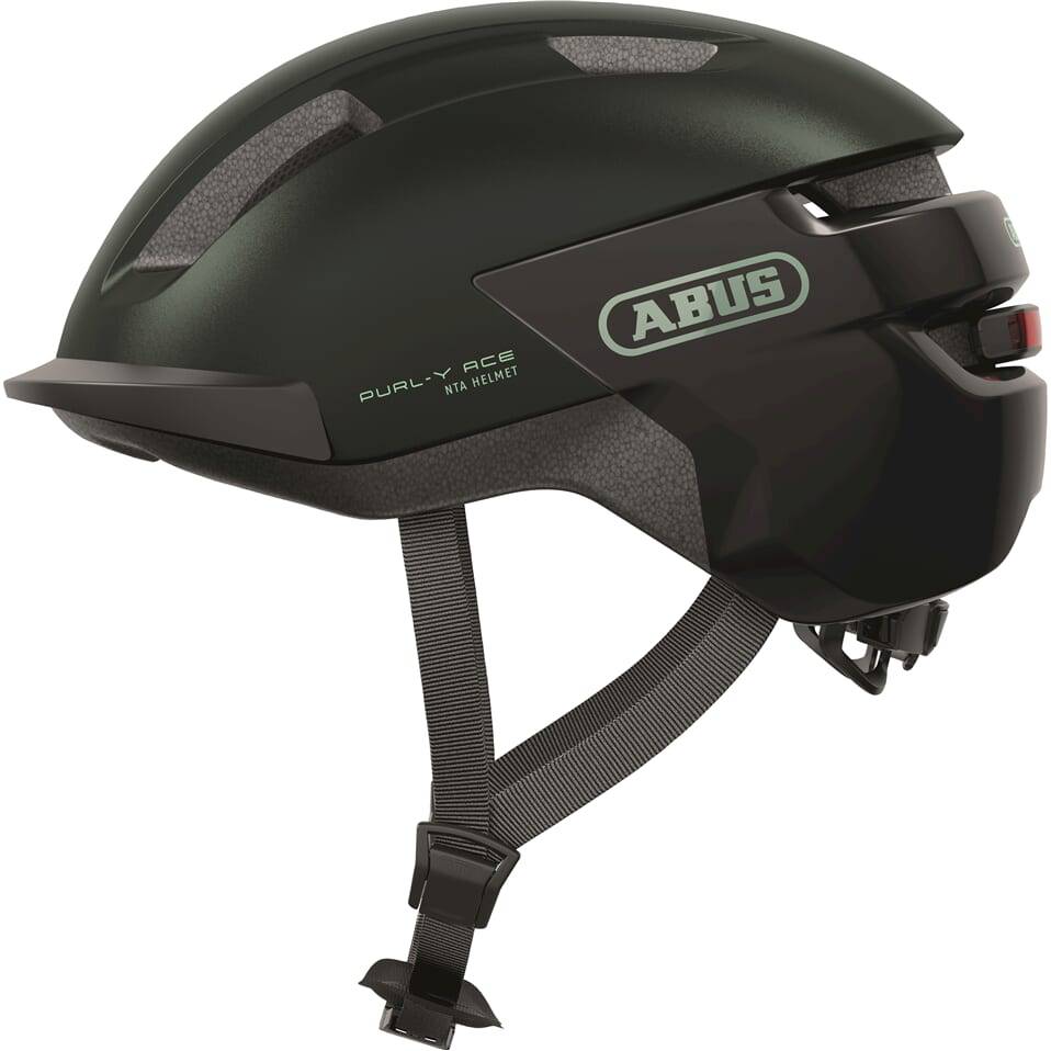 Abus Purl-Y Ace speed pedelec fietshelm met ingebouwd oplaadbaar LED-licht en NTA-geclassificeerd, comfortabele en veilige bescherming