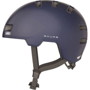 Abus Skurb Urban Safety MTB-helm met ventilatiegaten en verstelbare band, ontworpen voor stads- en mountainbiketoepassingen