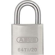 Abus 64 Titalium hangslot met 20mm ketting, robuuste Encrypted Titalium-beveiliging voor fietsen en accessoires