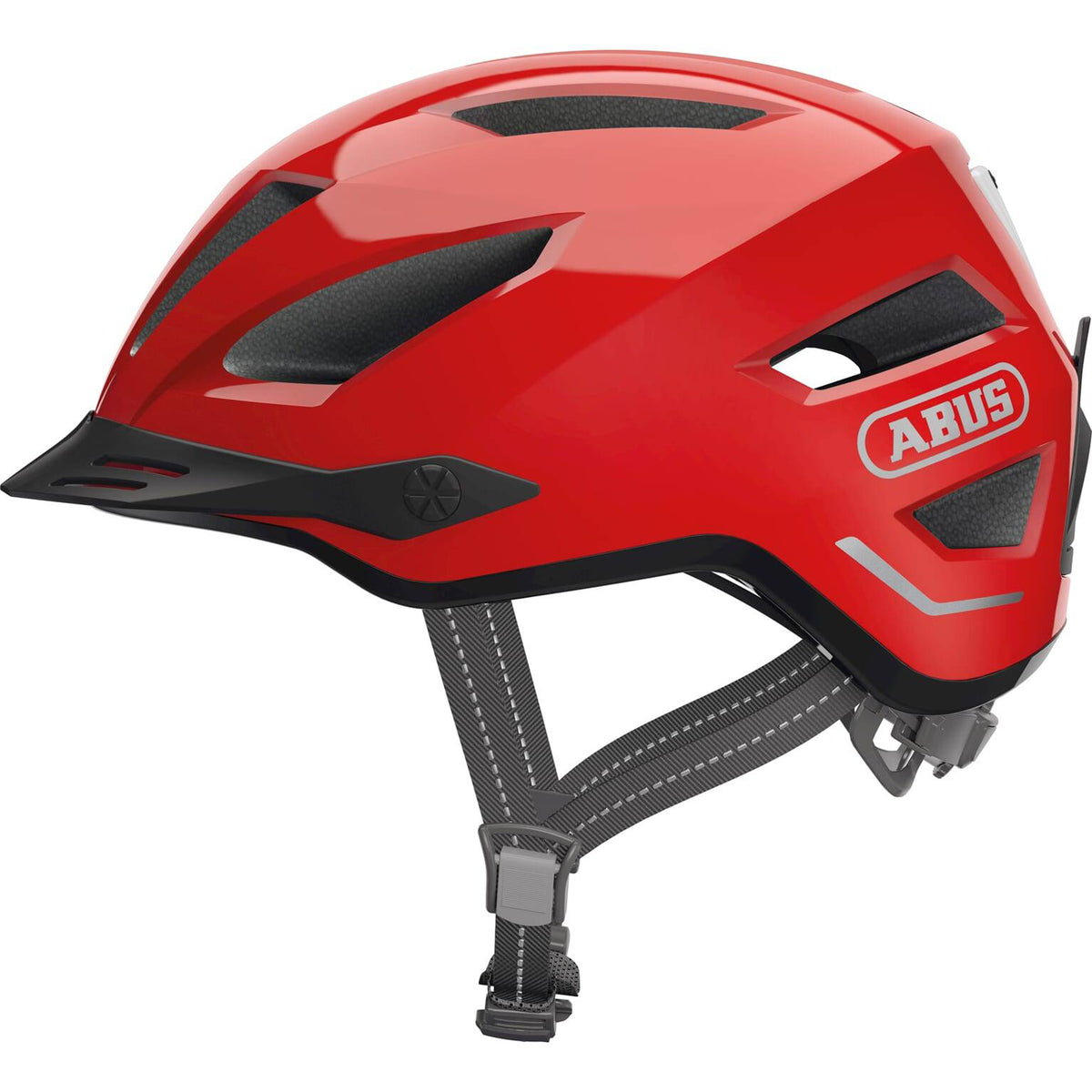 Abus Pedelec 2.0 speed pedelec helm met geïntegreerde oplaadbare lamp, lichte en veilige fietshelm voor snelle e-bikes.