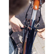 Abus ACH Ivy 130 cm X 6 mm insteekkettingslot met Ivytex hoes, grijs, voor fietsbeveiliging en diefstalpreventie