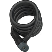 Abus Booster 6512K/180 zwart kabelslot met 180 cm lengte, Ø12 mm, inclusief Snap Cage voor fietsbeveiliging