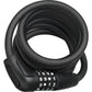 Abus Kabelslot Code Numero 5510C/180 Zwart - Le coq wielerartikelen