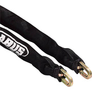 Abus kettingslot 6Ks85 met stevige ketting en slot, geschikt voor fietsbeveiliging, zichtbaar in de afbeelding.