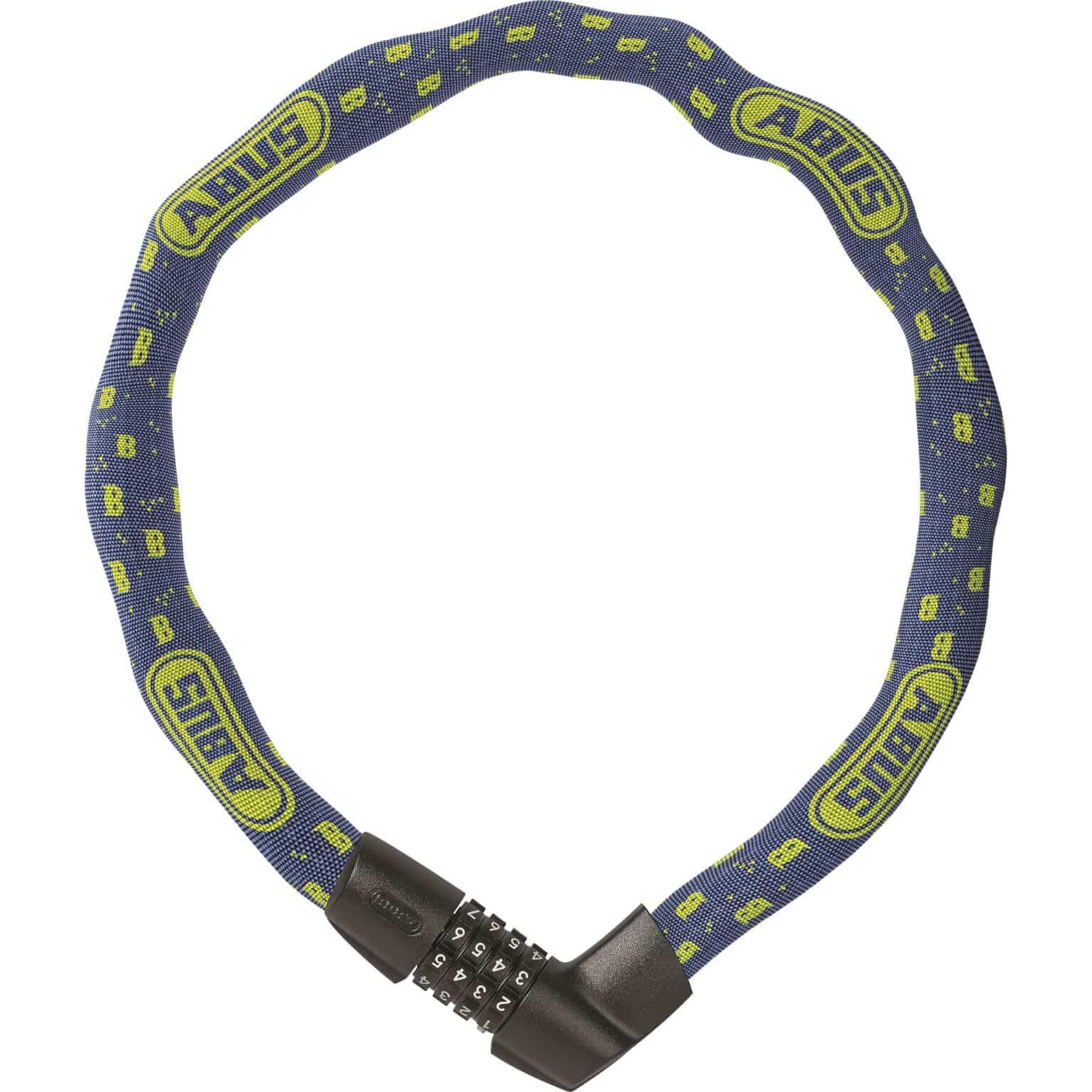Abus Kettingslot Code Tresor 1385/75 Blauw Mask - Le coq wielerartikelen