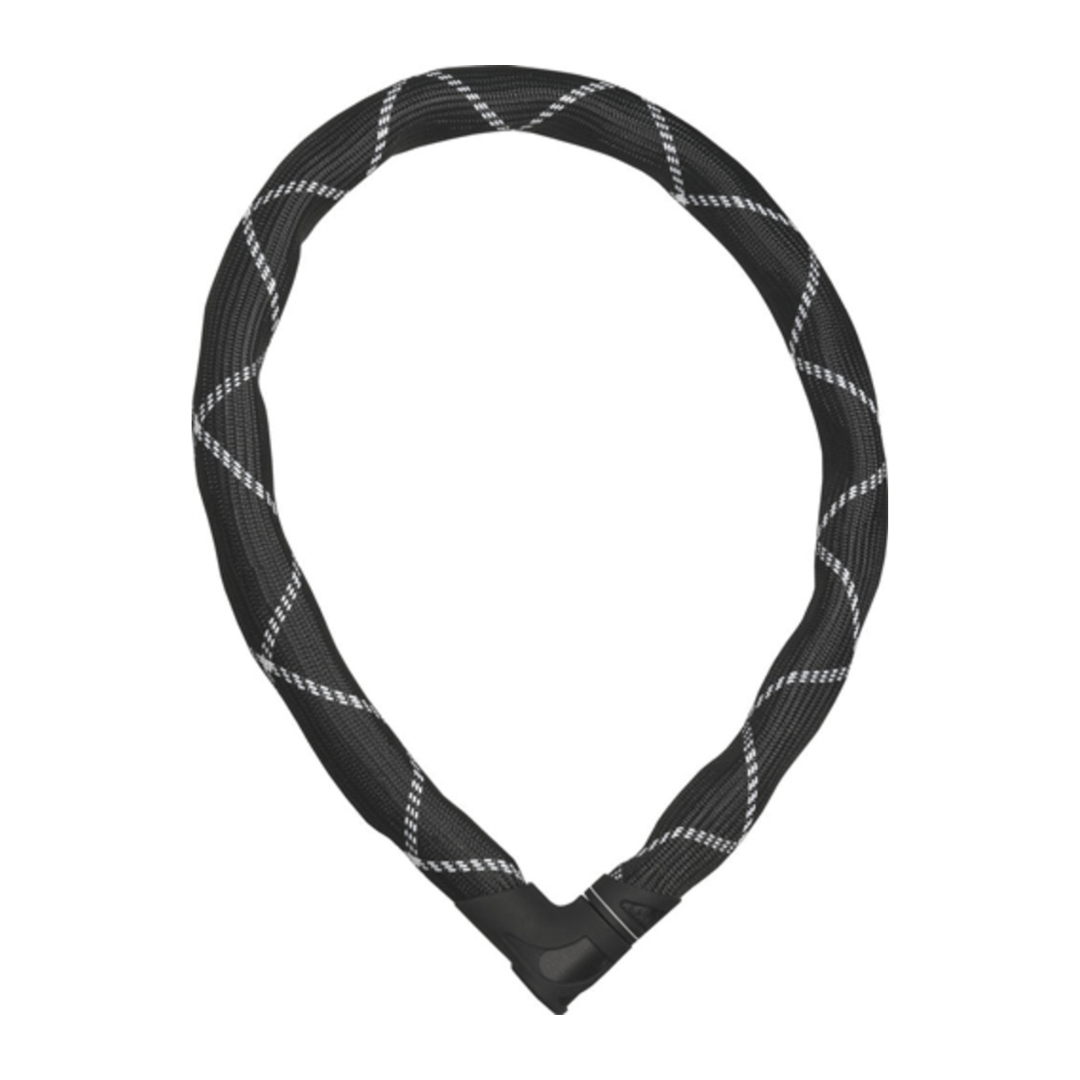 Abus Iven kettingslot 8 mm ART 2, stevig slot met ketting voor fietsbeveiliging, zwart en robuust ontwerp