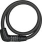 Abus Pantserkabel Code Tresorflex 6615C/85 Zwart - Le coq wielerartikelen
