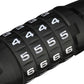 Abus Pantserkabel Code Tresorflex 6615C/85 Zwart - Le coq wielerartikelen