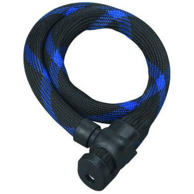 Abus Ivera Steel-O-Flex 7200/110 fietsslot met 110 cm pantserkabel en meswebbing hoes, stevig en flexibel voor fietsbeveiliging