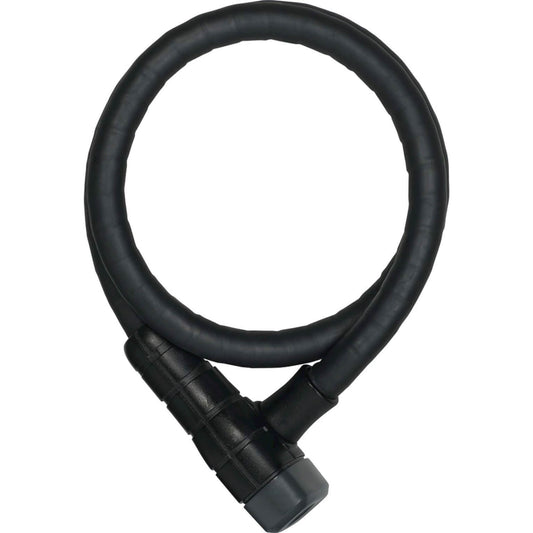 Abus Pantserkabel Microflex 6615K/85/15 Zwart - Le coq wielerartikelen