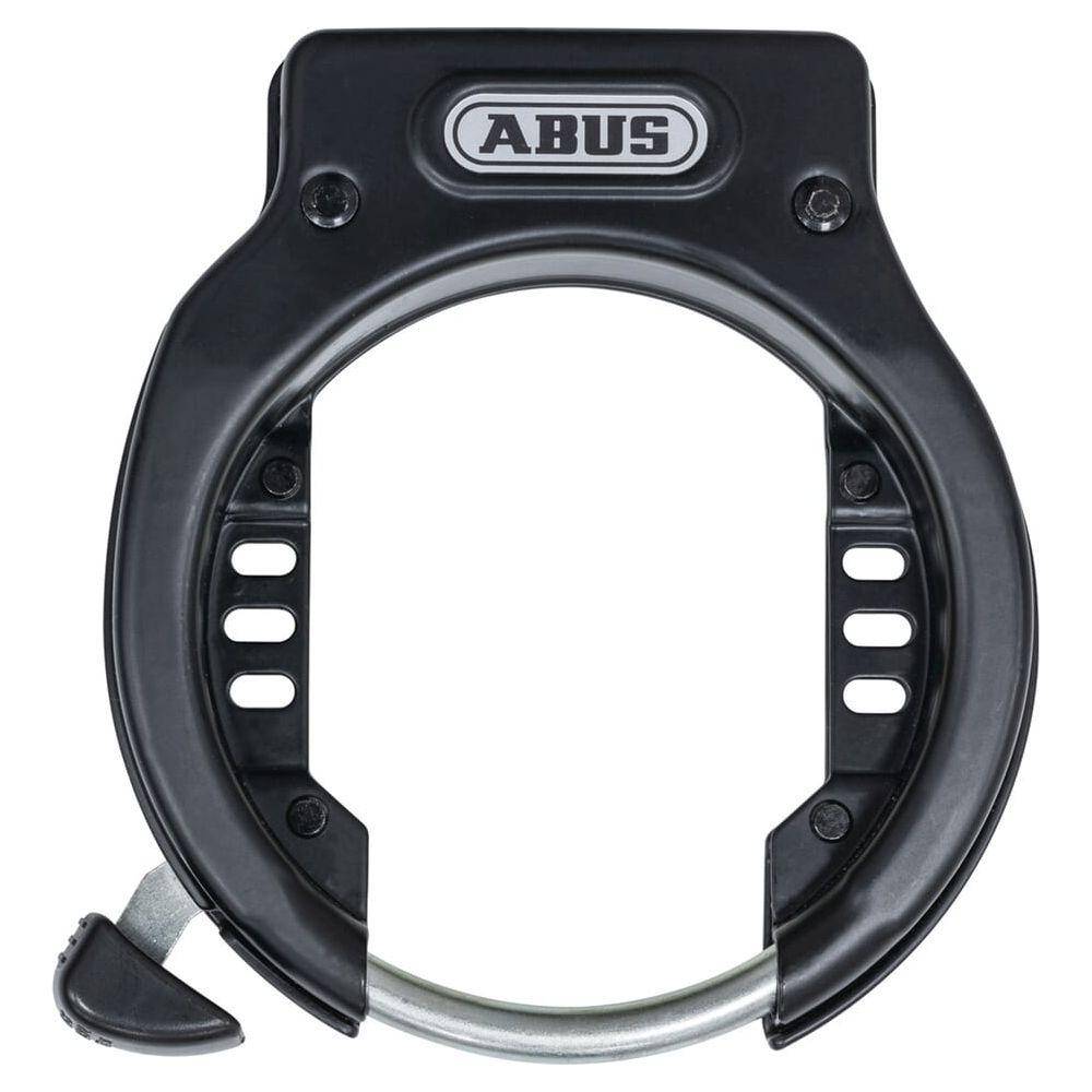 Abus Amparo 4650 SL R ringslot met ART 2-insteek voor fietsbeveiliging, zwart metalen slot met sleutel, zichtbaar in de afbeelding