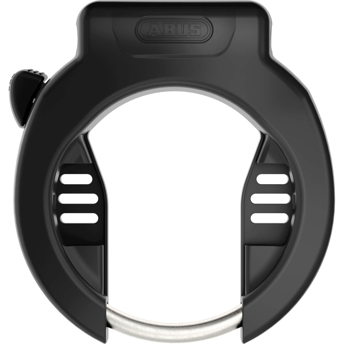Abus Amparo 4750X R insteek ringslot met ART 2 keurmerk, veilig en stevig fietsslot in zwart, zichtbaar met sleutel.