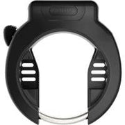 Abus Amparo 4750 X R ringslot met insteek, ART 2, voor fietsbeveiliging, zwart met slotmechanisme in beeld