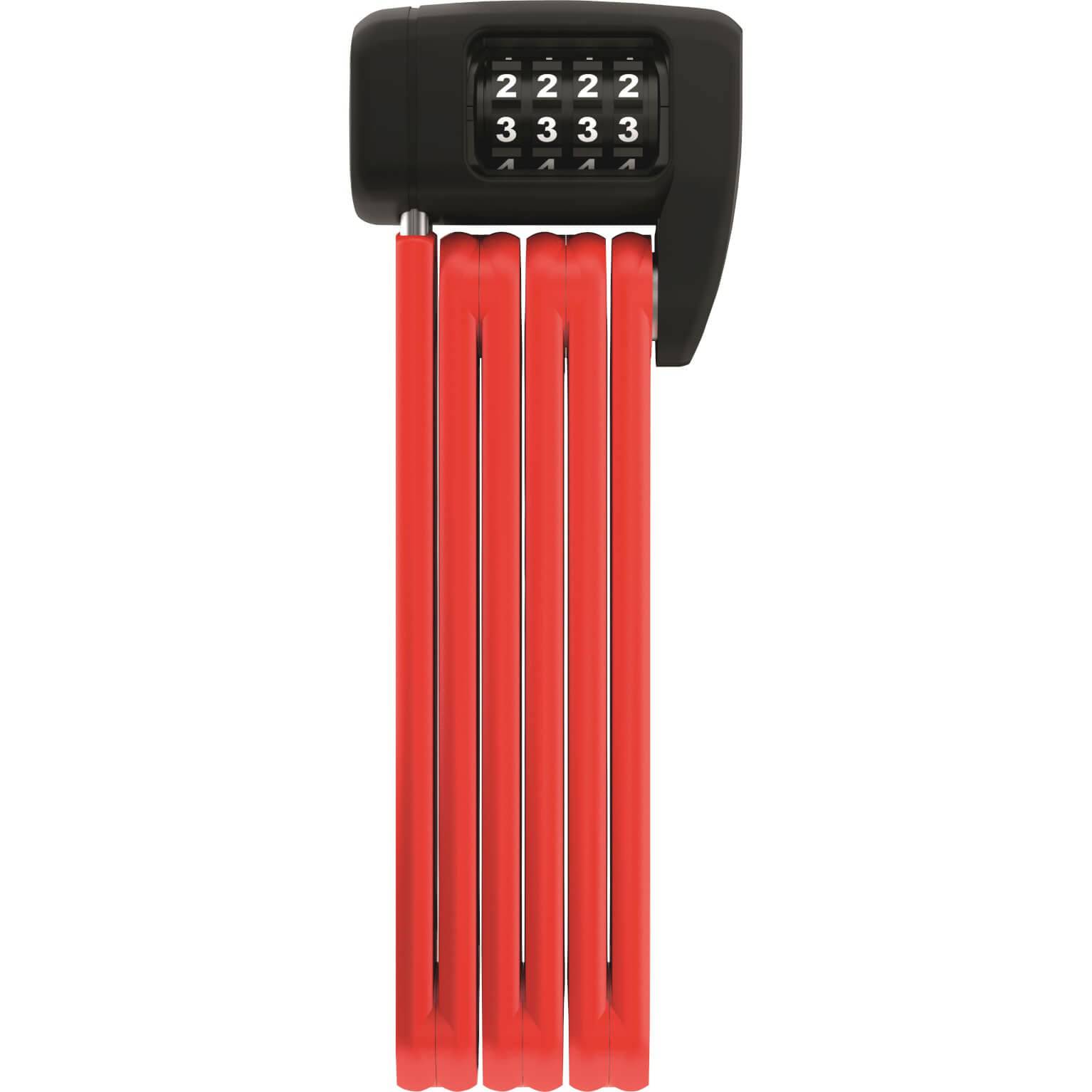 Abus Vouwslot Bordo Combo Lite 6055C/85 Rood - Le coq wielerartikelen
