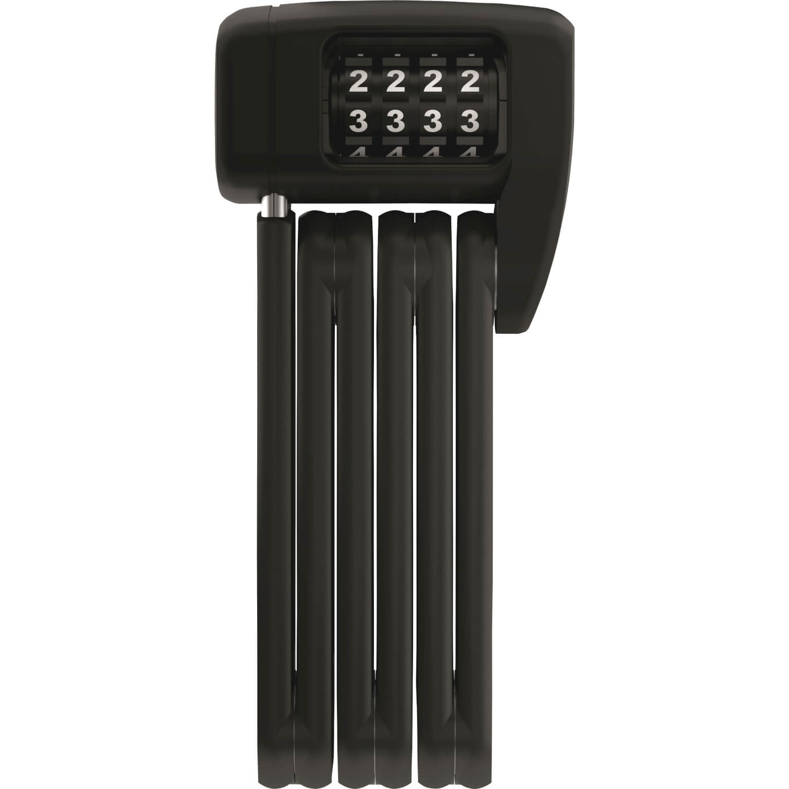Abus Vouwslot Bordo Combo Lite Mini 6055C/60 Zwart - Le coq wielerartikelen