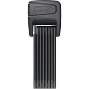 Zwart Abus Bordo SmartX 6000A/120 vouwslot voor fietsen, stevig en compact, in gesloten positie.