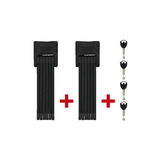 Abus Vouwslot Bordo Xplus 6000K/90 Zwart - Le coq wielerartikelen