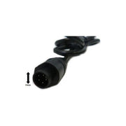 Acculader Van Beijck met 5-pins ronde laadplug voor 36V, 2Ah, geschikt voor Sparta e-bike batterijen, zichtbaar met laadconnector.