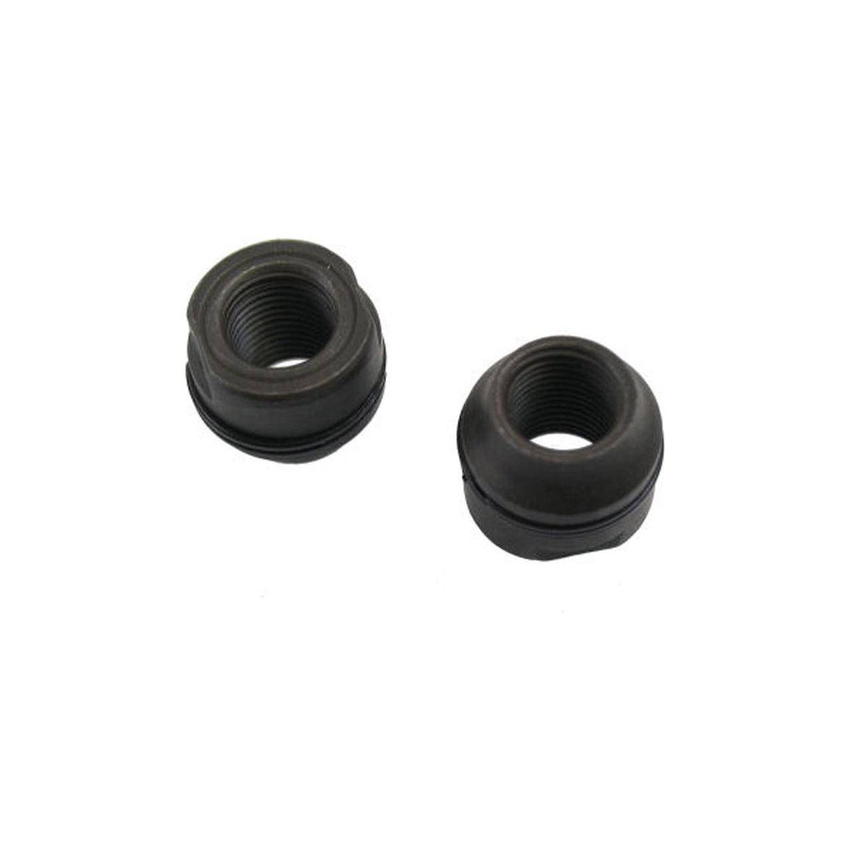 Shimano achterconus links M10 x 15,1 voor fietsonderdelen, zwart metalen onderdeel voor Shimano wielsets.