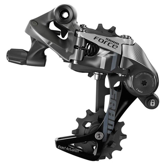 Achterderailleur Sram Force1 11V Long Cage Aluminium Grijs - Le coq wielerartikelen