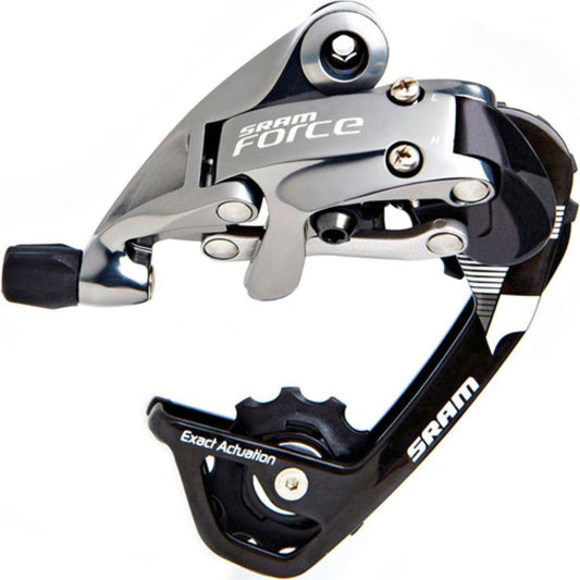 Achterderailleur Sram Force 10V Wifli Medium Cage Aluminium Zilver/Zwart - Le coq wielerartikelen